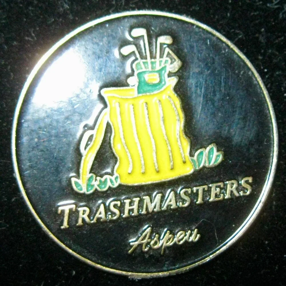 RARE TRASHMASTERS ASPEN DIVOT TOOL WITH BALLMARKER, PUTTER REST-NEW NEVER USED